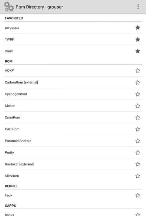 Rom Directory screenshot 1