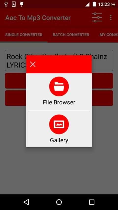 Aac To Mp3 Converter स्क्रीनशॉट 3