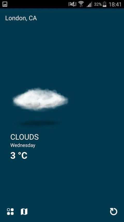 Weather widget for samsung screenshot 2
