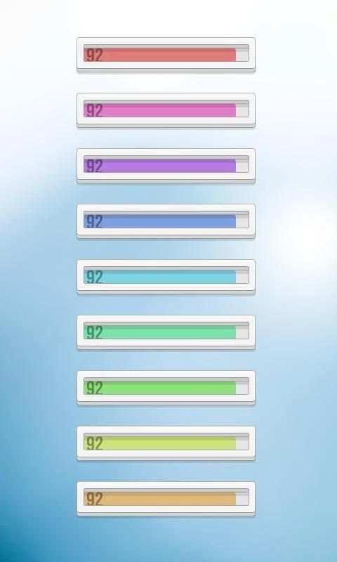 3D Battery Bar UCCW SKIN скриншот 2