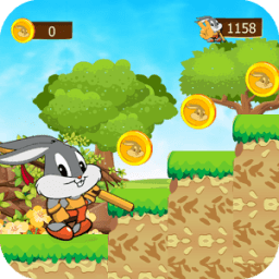 Super rabbit Looney bugs bunny icon