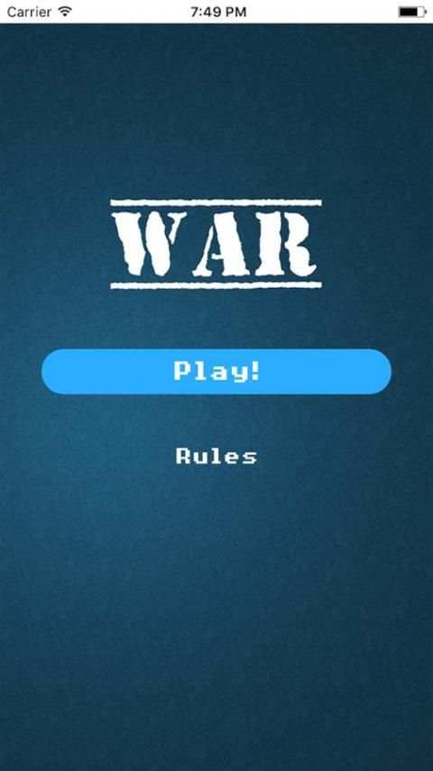 Mobile War Card Game скриншот 7
