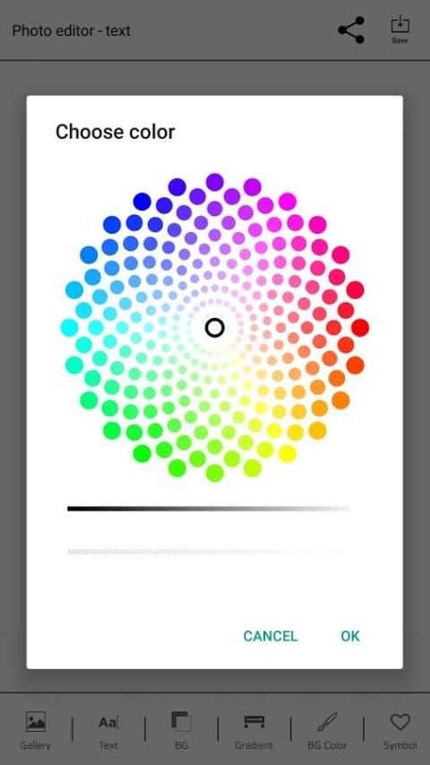 Photo editor - Text screenshot 2