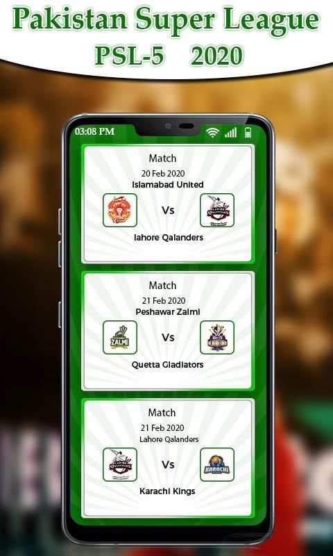 Pakistan League(Schedule, Points Table & Updates) screenshot 2