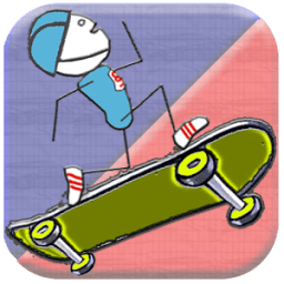 StickMan SkateBoard आइकन