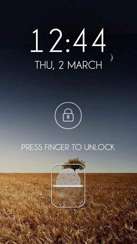 Fingerprint LockScreen Prank 2 تصوير الشاشة