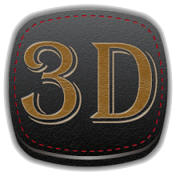 Next Launcher 3D Leather Theme أيقونة