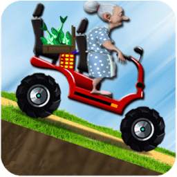 Angry Granny Race - Hill varias with device