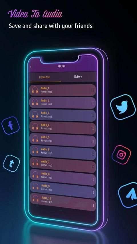 Video To MP3 Converter – MP3 Cutter, Audio Cutter screenshot 1