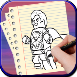 How to Draw Lego Super Hero आइकन