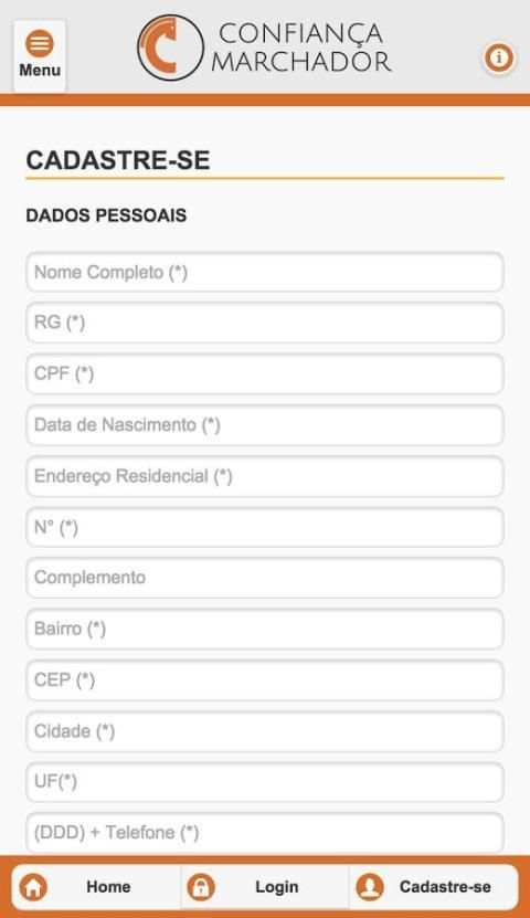 Confiança Marchador screenshot 2
