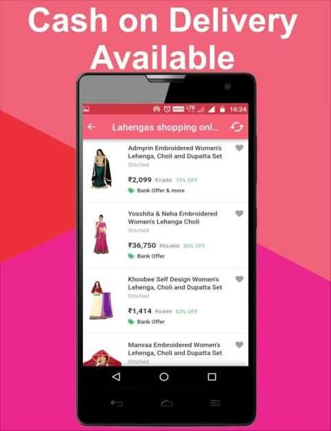 Lehenga shopping online screenshot 2