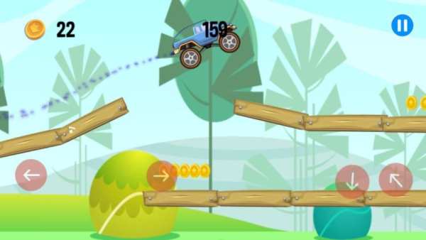 Monster Truck Hill Racing Game screenshot 9