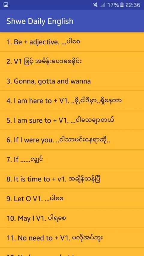 Shwe Daily English screenshot 1