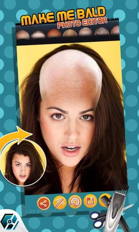 Make Me Bald photo Editor screenshot 1