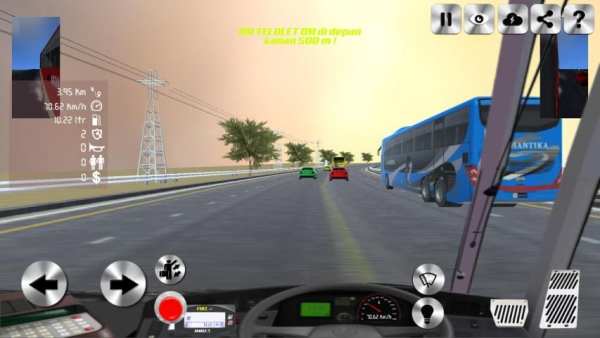 Telolet Bus 3D Trafik Racing скриншот 7