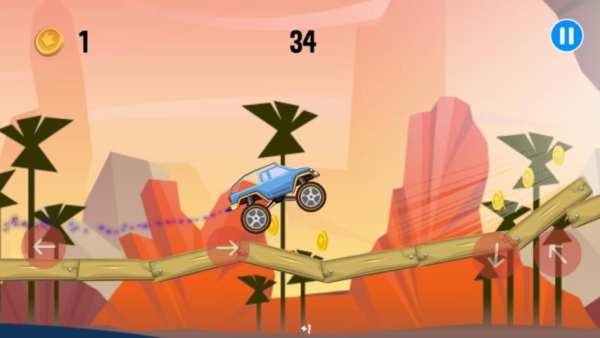Monster Truck Hill Racing Game screenshot 4