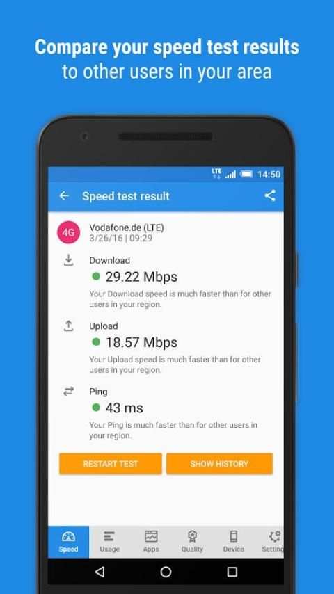 Traffic Monitor+ & 3G/4G Speed скриншот 3