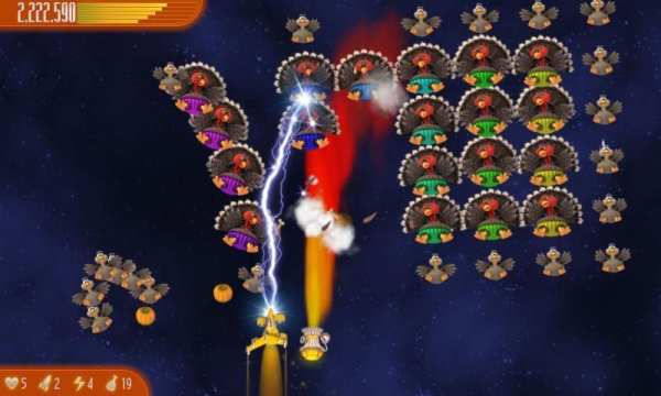 Chicken Invaders 4 Thanksgivin स्क्रीनशॉट 2