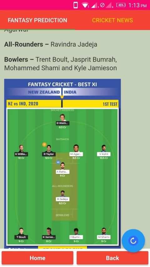 My Dream11™ - Cricket News & Prediction App screenshot 4