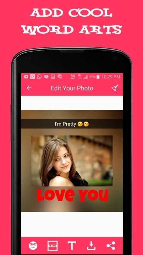 B622 - Selfie Pink Camera скриншот 5