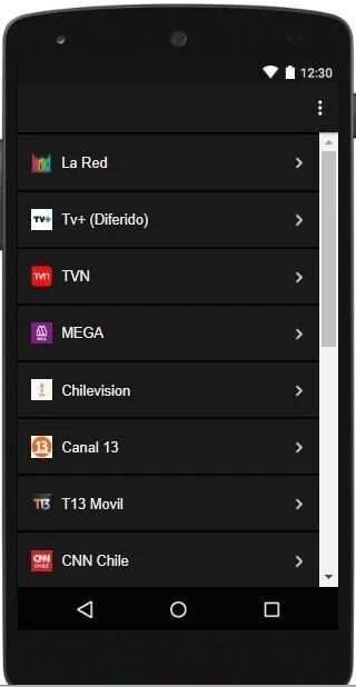 Reproductor Simple de TV Chilena screenshot 4