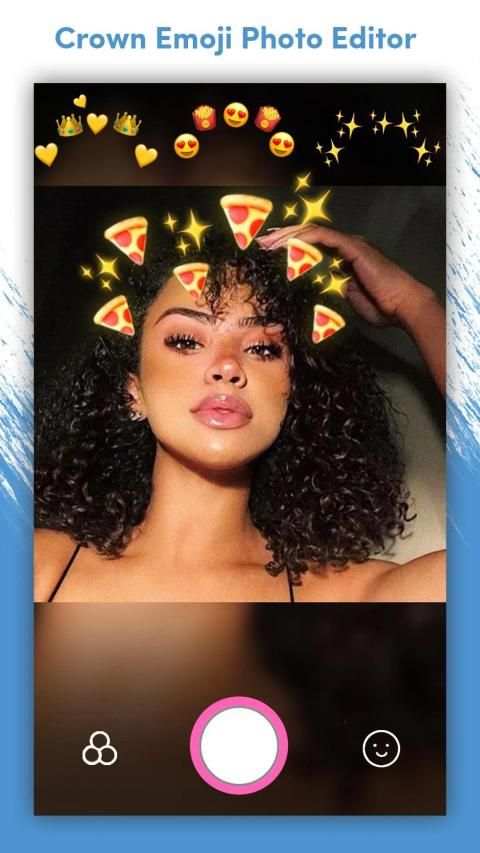 Crown Heart Emoji Photo Editor screenshot 4
