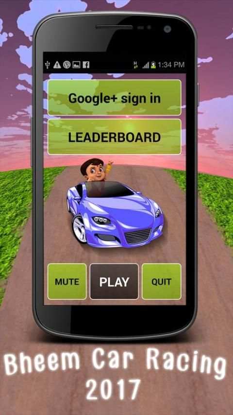Chota Bheem Car Racing скриншот 5
