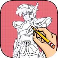 how to draw Saint Seiya on 9Apps