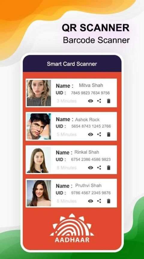 Aadhar card Scanner :QR Code Scanner screenshot 2
