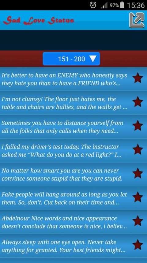 Sad Love Status screenshot 5