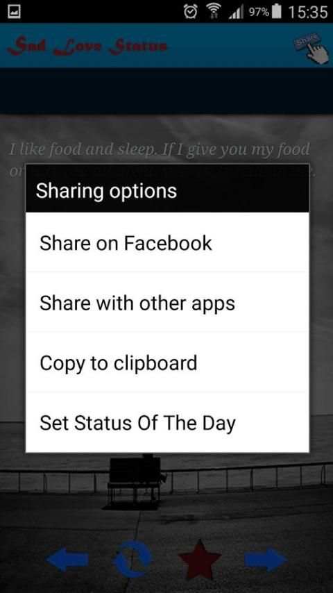 Sad Love Status screenshot 2