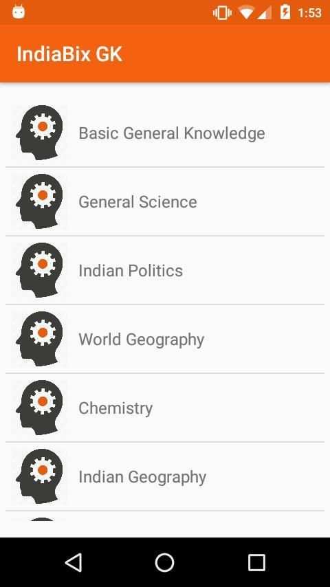 IndiaBix GK screenshot 4