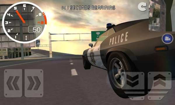Police Car City Driving Sim स्क्रीनशॉट 1