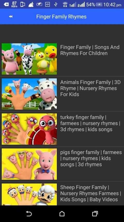 Nursery Rhymes Videos скриншот 7