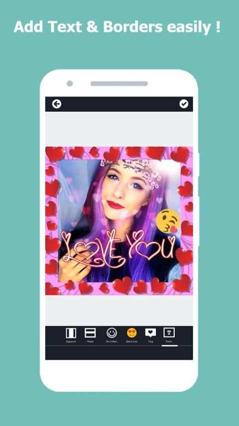 Insta Square Snap Photo Edit ♥ स्क्रीनशॉट 1