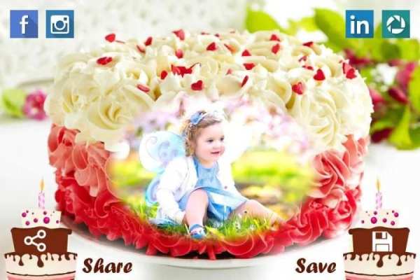 Cake Photo Frame स्क्रीनशॉट 6