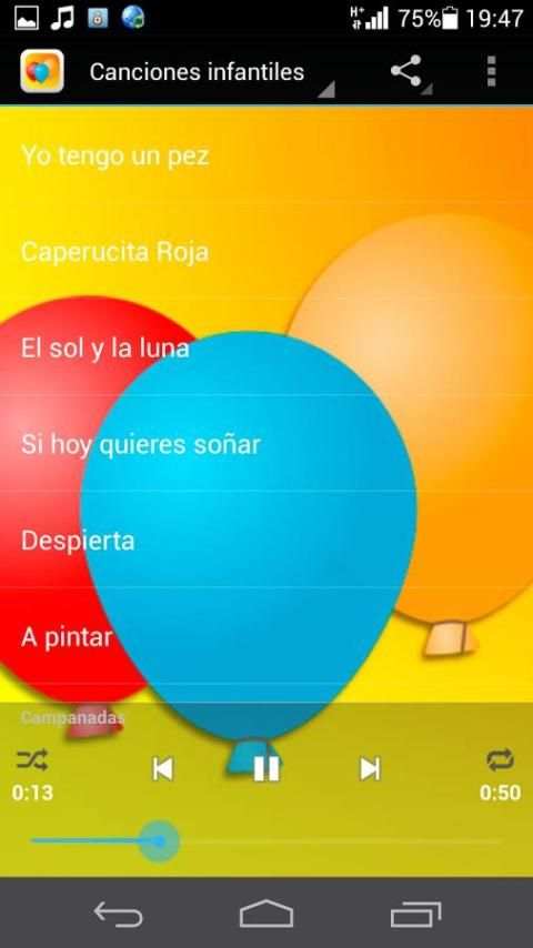 Canciones infantiles Español скриншот 4