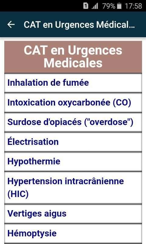 CAT En Urgences Médicales screenshot 6