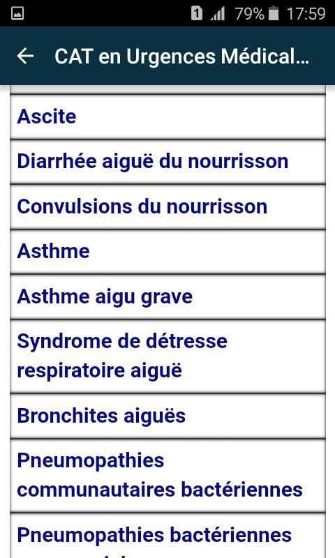 CAT En Urgences Médicales screenshot 3