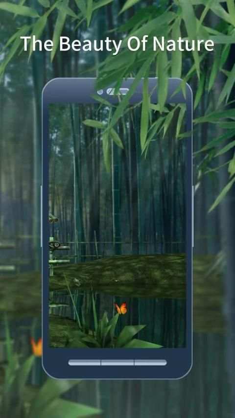 3D Bamboo House Live Wallpaper स्क्रीनशॉट 3