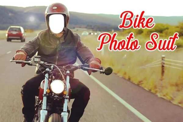 Men Bike Photo Suit скриншот 1