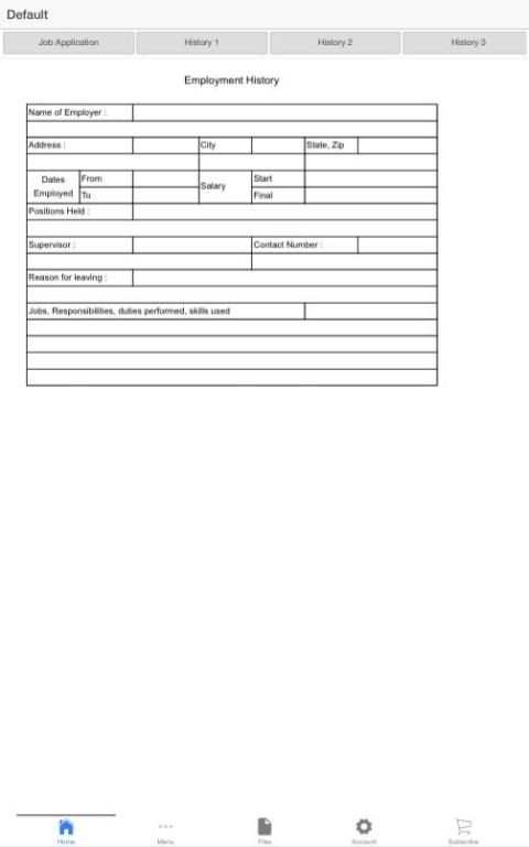 Job Application скриншот 2