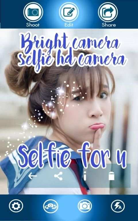 Selfie Bright Camera HD скриншот 3