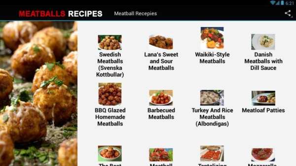 Meatball Recipes स्क्रीनशॉट 2