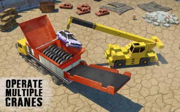 Junk Car Crusher Crane Driver screenshot 10