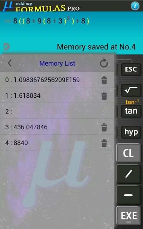 Scientific Calculator Mu Lite screenshot 6