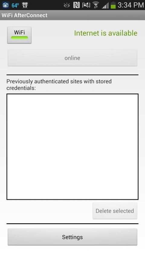 WiFi AfterConnect Web Login скриншот 5