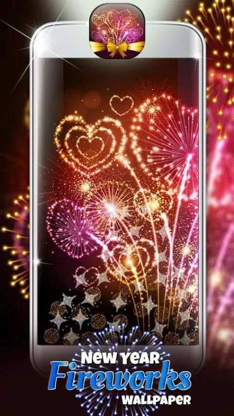 New Year Fireworks Wallpaper screenshot 5
