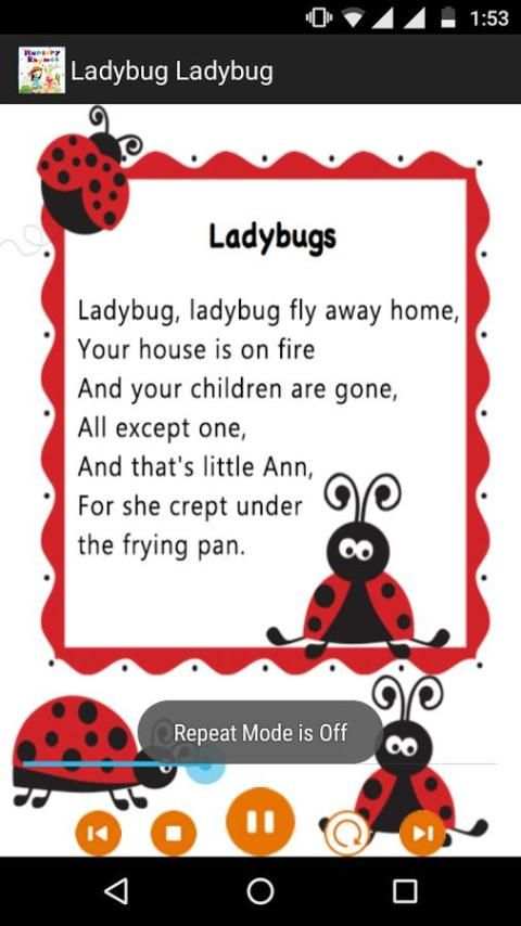 Nursery Rhymes For Kids скриншот 2